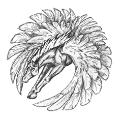 The Pegasus Award emblem